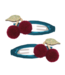 Mimi & Lula Pom Pom Cherries Hair Clips