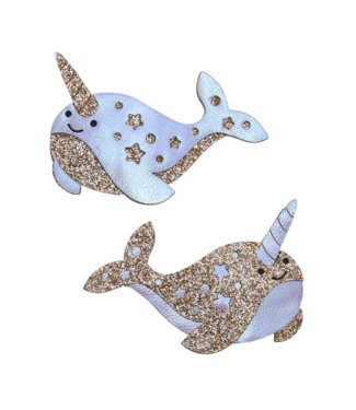 Mimi & Lula Magical Narwhal Hair Clips