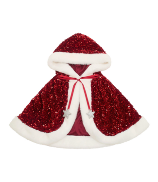 Mimi & Lula Sequin Mrs. Claus Cape