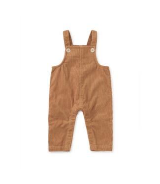 Tea Collection Corduroy Baby Overalls - Raw Umber