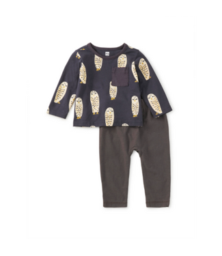 Tea Collection Two Piece Baby Play Set - Snowy Owl