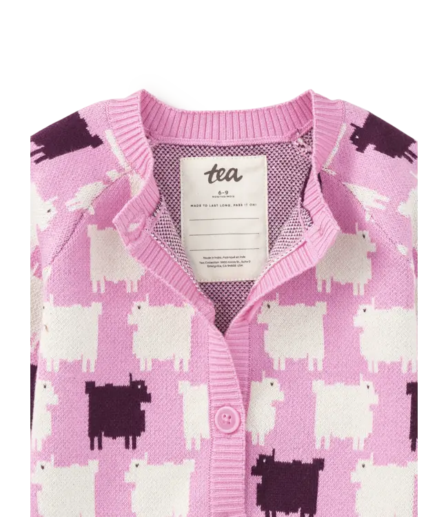 Tea Collection Baa Baa Black Sheep Cardigan