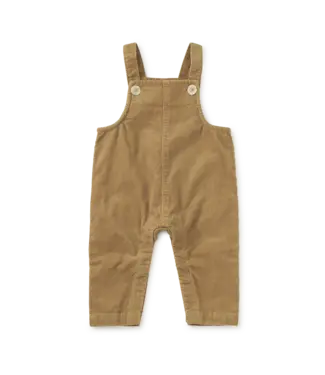 Tea Collection Corduroy Baby Overalls - Raw Umber