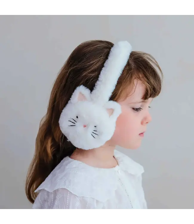 Mimi & Lula Cream Kitty Earmuffs