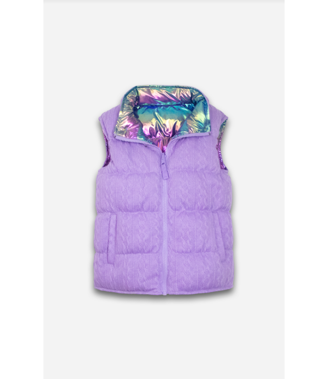 Appaman Girls Reversible Vest - Amethyst