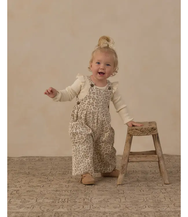 Rylee & Cru Baby Wide Leg Overall - Leopard