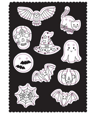 Workman Publishing Press Out And Decorate - Halloween
