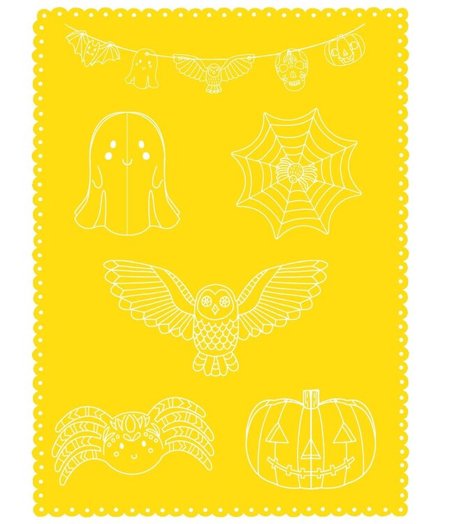Workman Publishing Press Out And Decorate - Halloween