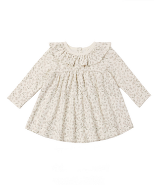 Quincy Mae Ruffle Collar Jersey Dress