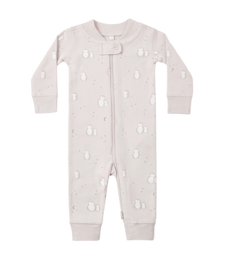Quincy Mae Zip Long Sleeve Sleeper - Owls