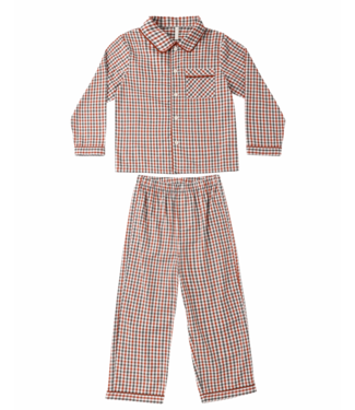 Rylee & Cru Long Sleeve Pajamas - Holiday Gingham