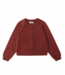 Rylee & Cru Fuzzy Cardigan - Ruby
