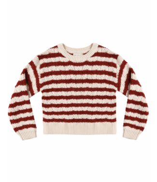 Rylee & Cru Aspen Sweater - Ruby Stripe