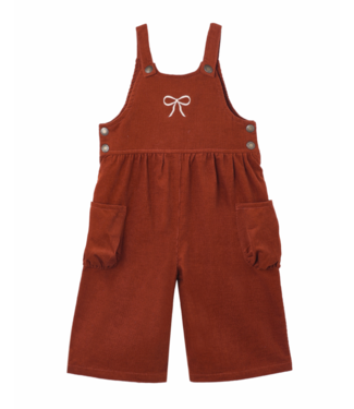 Rylee & Cru Baby Wide Leg Overall - Ruby
