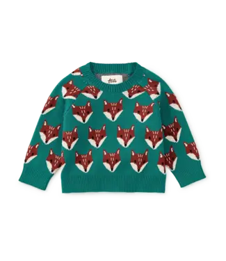 Tea Collection Baby Family Fox Sweater