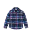 Tea Collection French Terry Shacket - Windsor Hearth Plaid