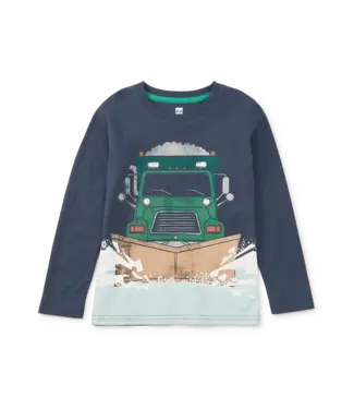 Tea Collection Snow Plow Graphic Tee