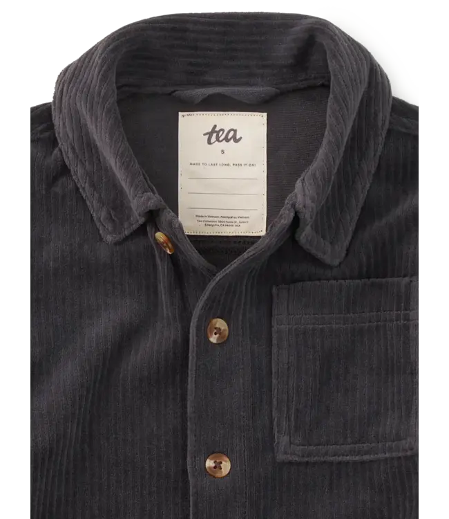 Tea Collection Corded Velour Shacket