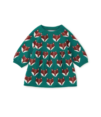 Tea Collection Family Fox Sweater Dress