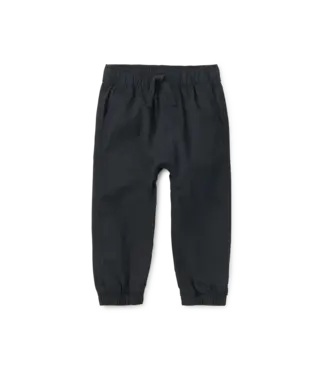 Tea Collection Woven Baby Joggers - Jet Black