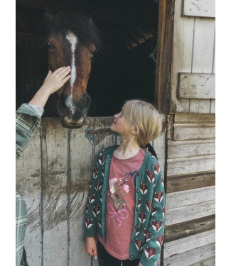 Tea Collection Family Fox Cardigan