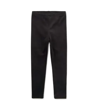 Tea Collection Baby Velour Leggings - Jet Black