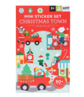 Petit Collage Mini Sticker Set: Christmas Town
