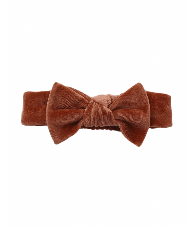 Quincy Mae Velour Bow Headband