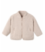 Quincy Mae Shearling Zip Jacket - Rose Water