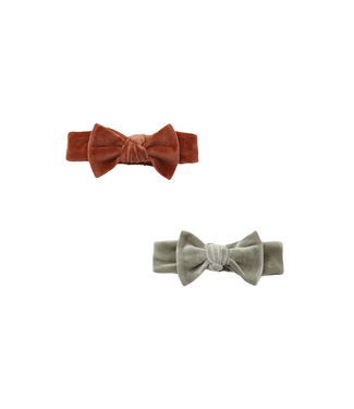 Quincy Mae Velour Bow Headband
