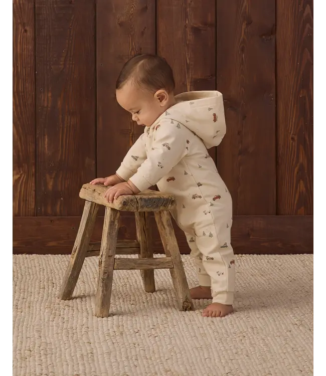 Quincy Mae Hooded Jumpsuit - Holiday Drive