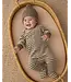 Quincy Mae Hidden Snap Footie - Spruce Stripe