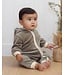 Quincy Mae Velour Zip Jumpsuit - Spruce