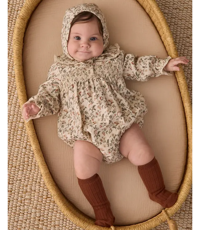 Quincy Mae Socks Set - Natural & Redwood