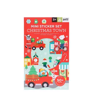 Petit Collage Mini Sticker Set: Christmas Town