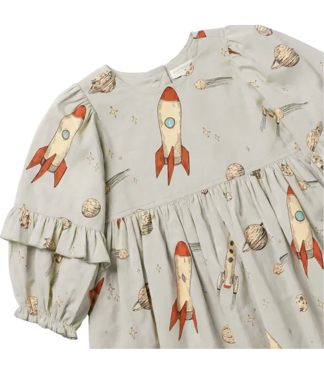 Pink Chicken Magnolia Dress - Space Rocket
