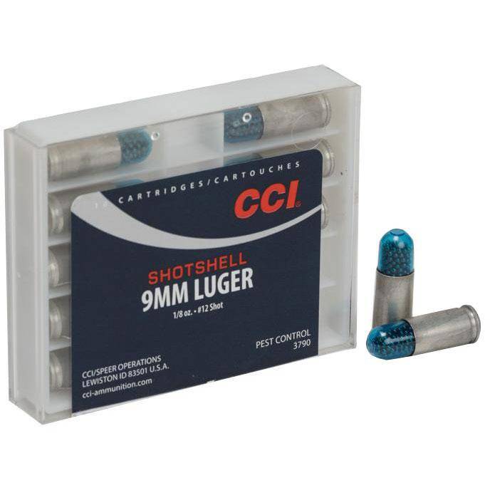 Cci 9mm Luger Shotshell 1 8oz Shot 12 10 Rounds Triggers And Bows.