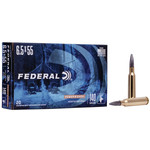 Federal Power-Shok6.5x55 Swedish  Mauser Jacketed Soft Point (20 Rounds)140 Grain