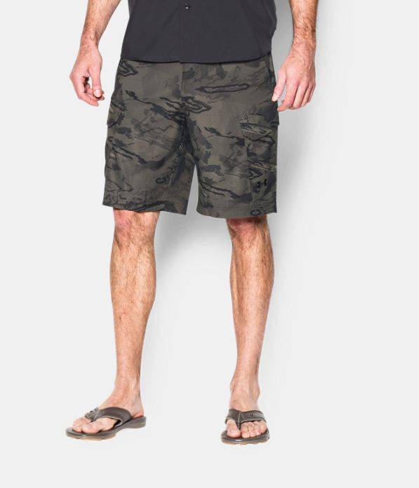 under armour fish cargo shorts