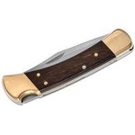 Buck Knives Folding Hunter Genuine Ebony Hardwood Handle w/ Sheath
