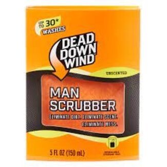 Dead Down Wind Man Scrubber Preloaded Soap Unscented 5 Fl Oz Resealable Storage Bag