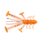 Eurotackle Micro Finesse Crazy Critter Orange 1" (8-Pack)