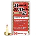 Hornady 17 Mach 2 17 Grain V-Max (50 Rounds)