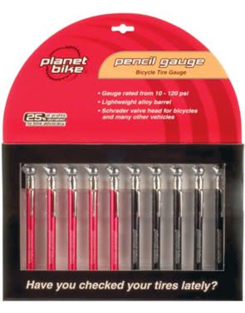 Planet Bike 1-24 Planet Bike Pencil Gauge: Schrader Head