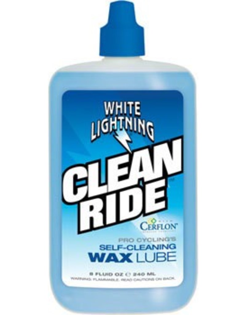 White Lightning 3-24 Lightning Clean Ride Lube, 8oz Drip