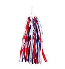 STREAMERS SUNLT LASER RD/SIL/BLUE