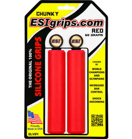 ESI 1-24  ESI Chunky Grips - Red