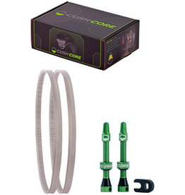 CushCore 4-20 CushCore Gravel/CX Tire Inserts Set for 700c x 33-46mm Tires, Includes 2 Tubeless Valves