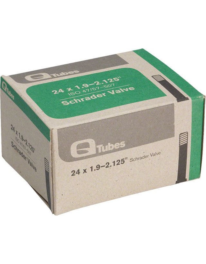 Q-Tubes 8-20 Q-Tubes 24"x 1.9-2.125" Schrader Valve Tube 156g *Low Lead Valve*