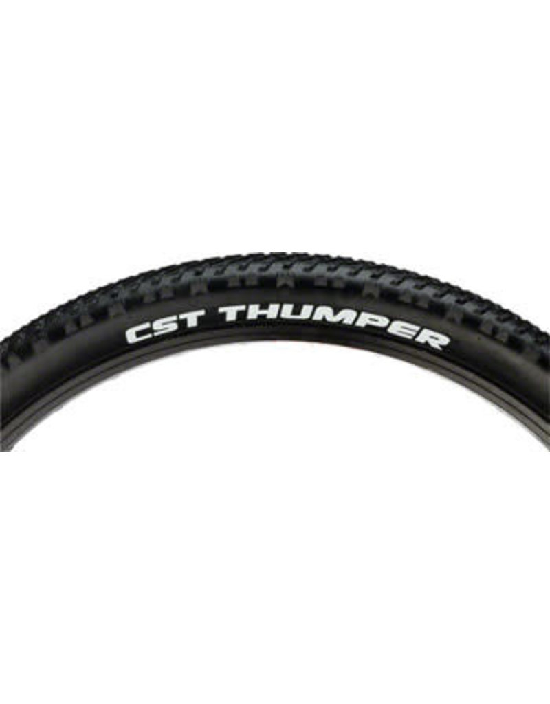 CST 5-22  CST Thumper Tire - 26 x 2.1, Clincher, Wire, Black, 27tpi